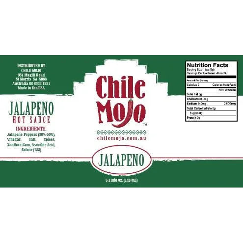 Chile Mojo Hot Sauce Jalapeno 148ml (5oz) - Chile Mojo