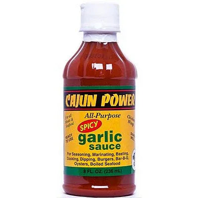 Cajun Power Spicy Garlic All Purpose Sauce 236ml (8oz) - Chile Mojo