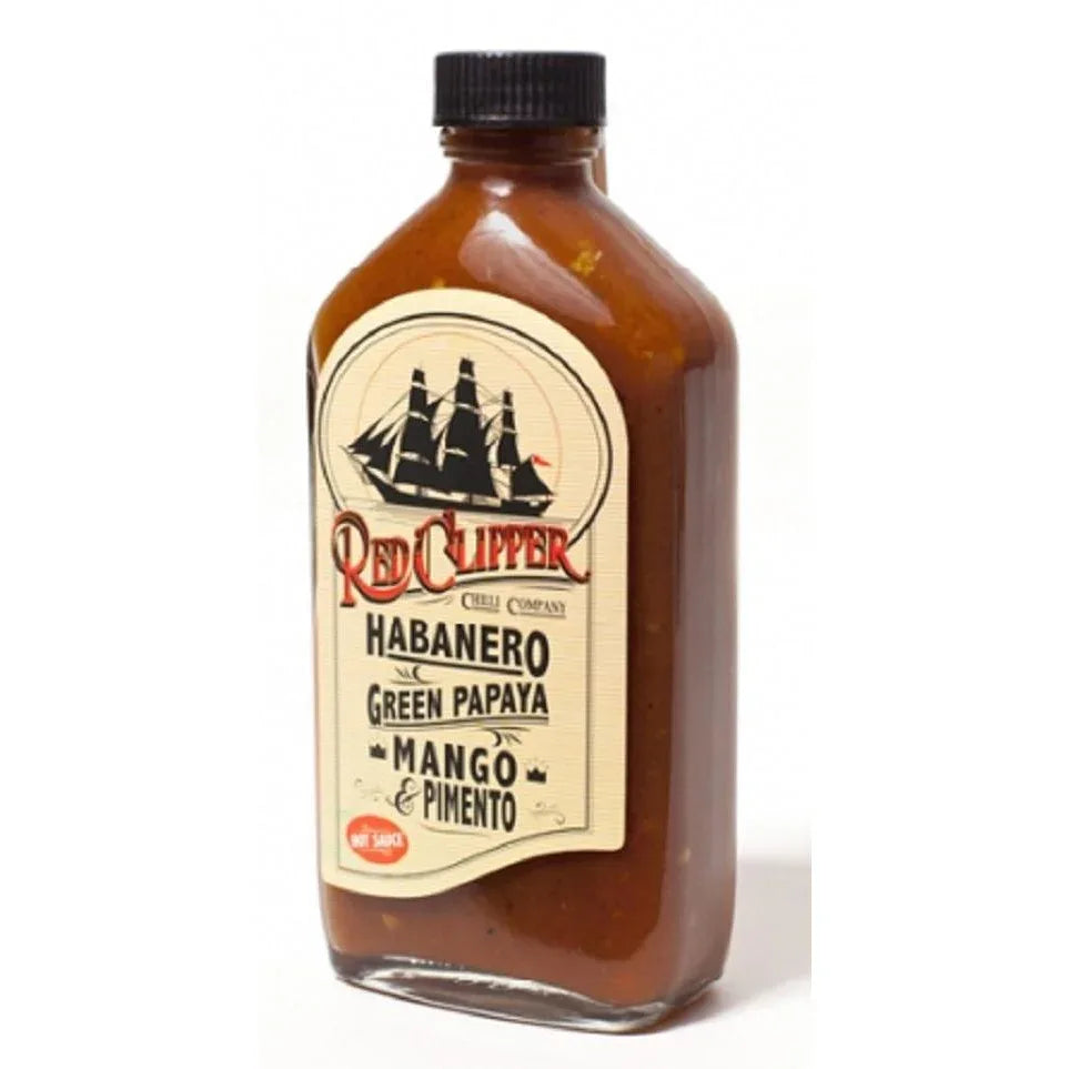 Red Clipper Habanero Green Papaya and Mango Hot Sauce 200ml - Chile Mojo