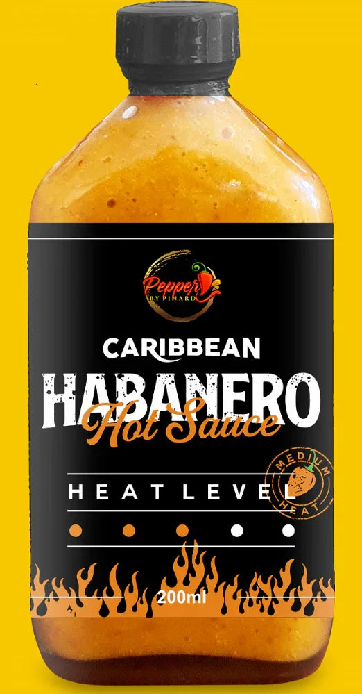 Caribbean Habanero Hot Sauce by Pinard 200ml - Chile Mojo