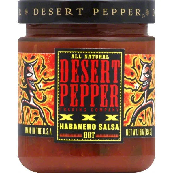 Desert Pepper XXX Habanero Salsa 454gm - Chile Mojo