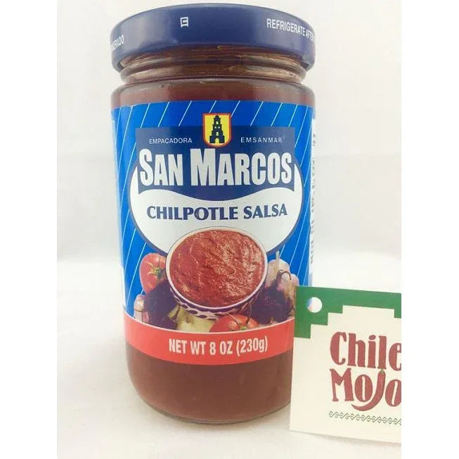 San Marcos Chipotle Salsa 230gm jar - Chile Mojo