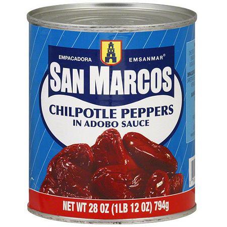 Chiles chipotle en adobo San Marcos 794gm - Chile Mojo