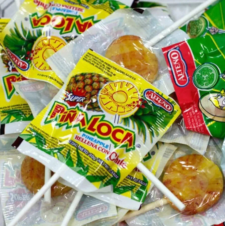 Alteno Pina Loca Crazy Pinapple Mexican lollipop - Chile Mojo
