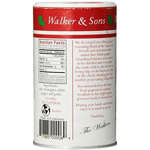 Slap Ya Mama Cajun Seasoning WHITE 227gm (8oz) - Chile Mojo