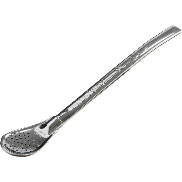 Yerba Mate Taumer 15cm Stainless Steel Oval drinking straw (Bombilla) - Chile Mojo