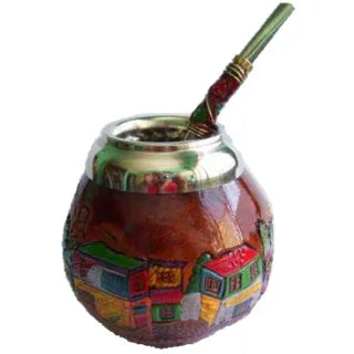Yerba Mate Boca Gourd incl. Straw - Chile Mojo
