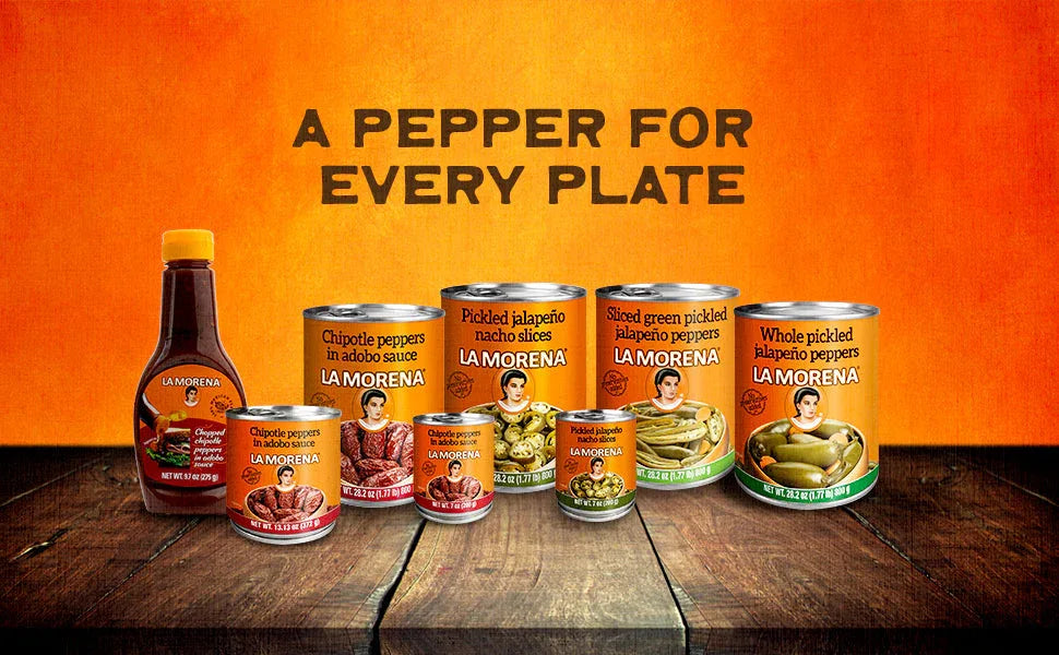 La Morena Chipotle Beans, Peppers and Sauces - Chile Mojo