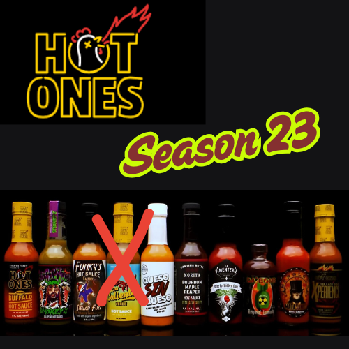 .The Hot Ones Season 23 - all 10 sauces - minus 1 - Chile Mojo
