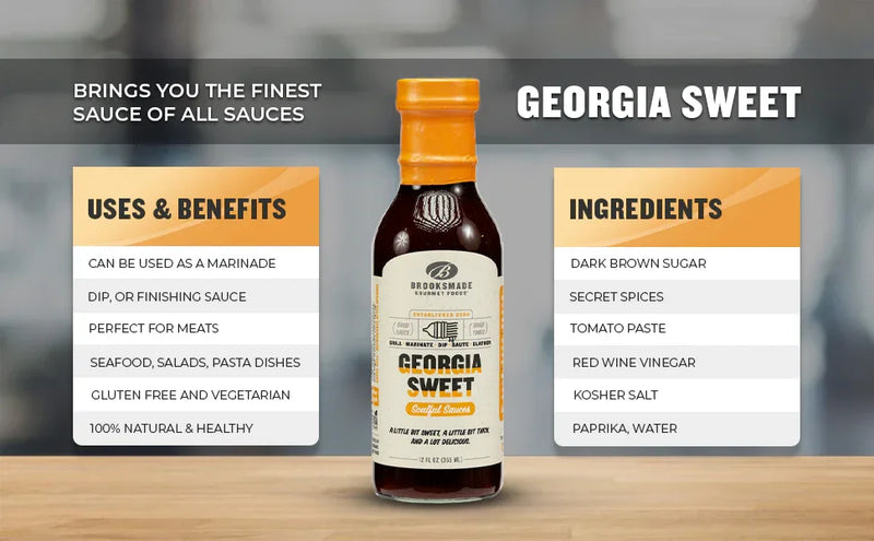 Brooksmade Soulful Sauces - Georgia Sweet BBQ 355m - Chile Mojo