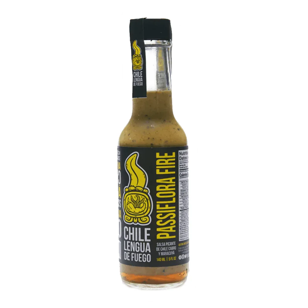 Chile Lengua De Fuego Passiflora Fire Hot Sauce 5oz (148ml) - Chile Mojo