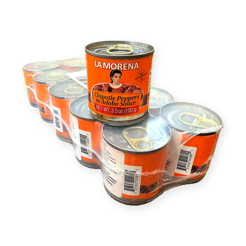 La Morena Chipotle en Adobo 100g can (10 pack)