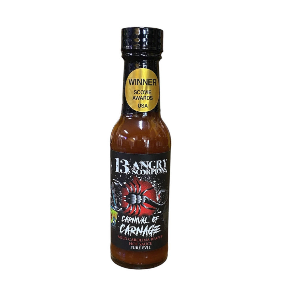 13 Angry Scorpions Hot Sauce - Carnival of Carnage 150ml
