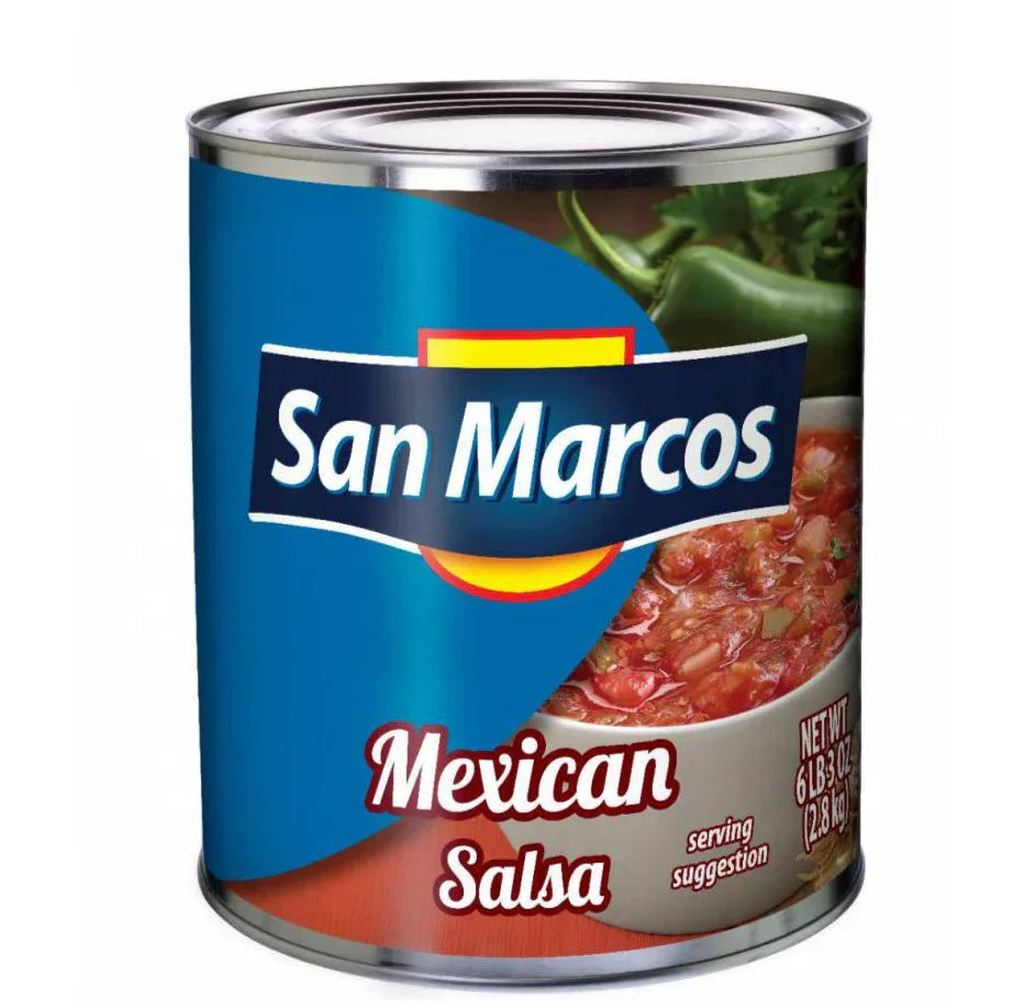 Salsa Mexicana Rojo (red) San Marcos A10 (2.8kg) - Chile Mojo