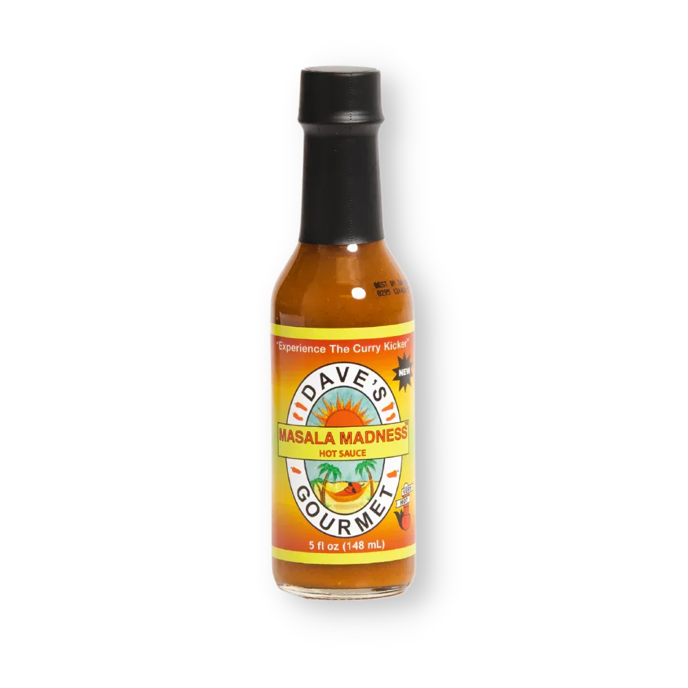 Daves Masala Madness Hot Sauce 148ml (5oz) - Chile Mojo