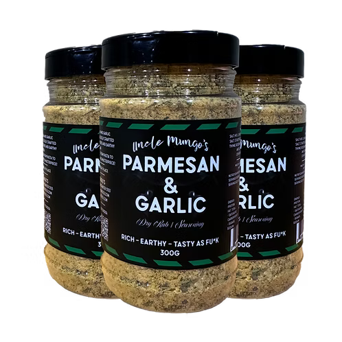 Uncle Mungos Parmesan & Garlic 300gm