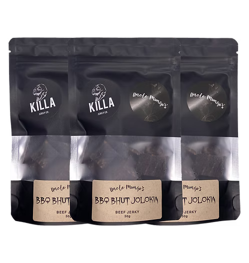 Uncle Mungo's Bhut Jolokia BBQ Beef Jerky 50g