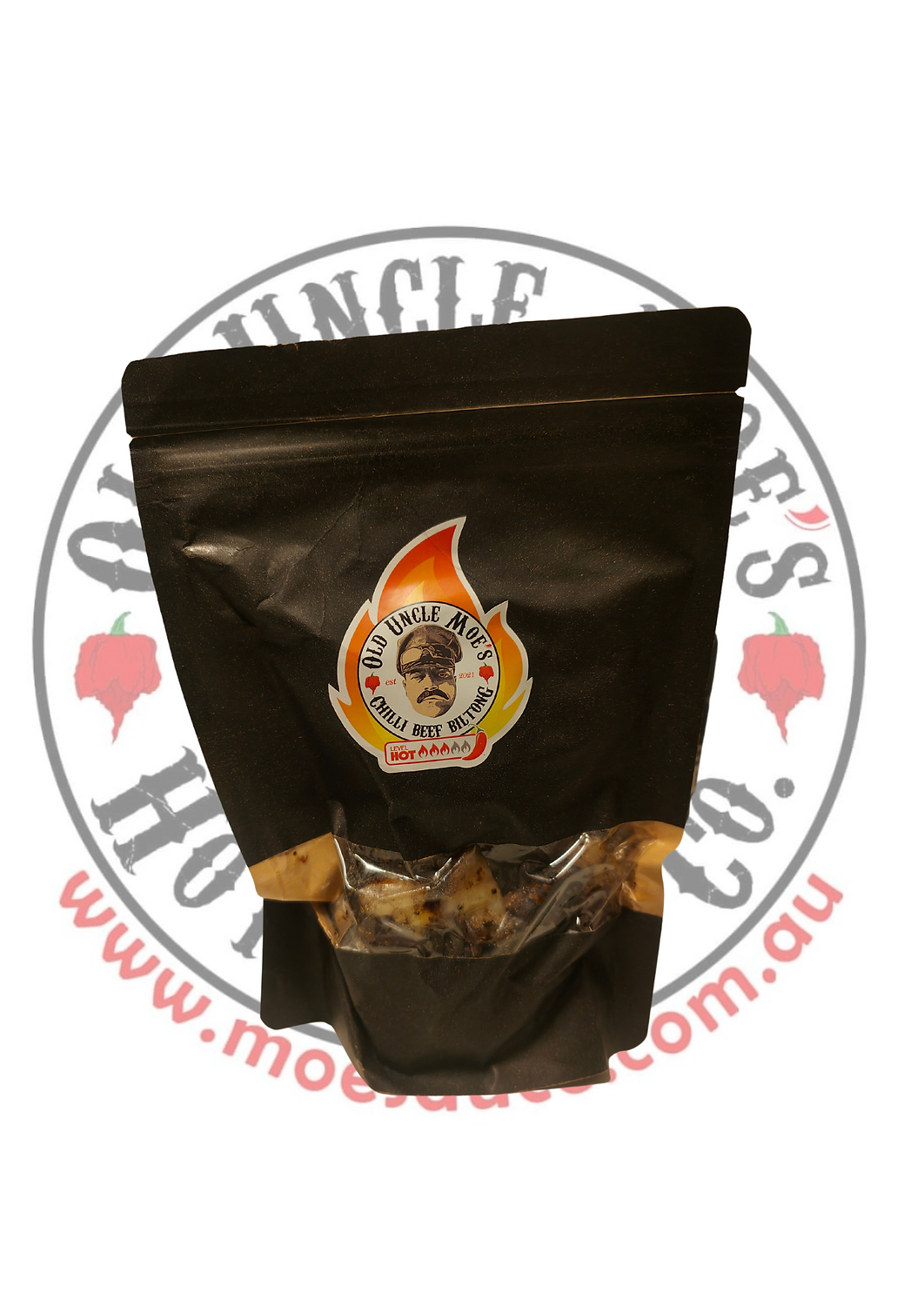 Old Uncle Moe's Chilli Biltong 100gm