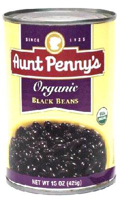 Aunt Penny Organic Black Beans 425gm 15oz