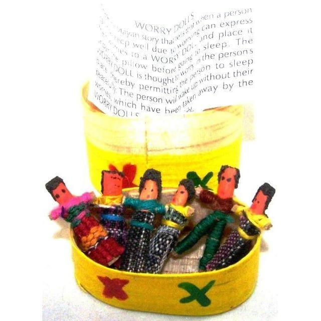 Guatemalan Worry Doll - 6 in a box - Chile Mojo