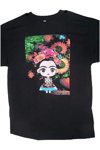 T-Shirt - Frida Baby with Monkey - Chile Mojo