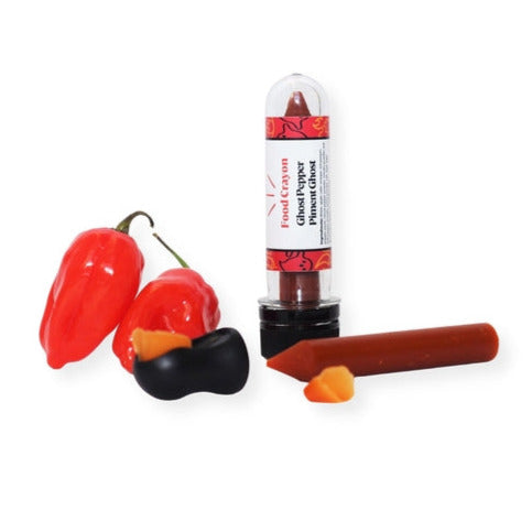 Gourmet Edible Food Crayon - Ghost Pepper (1 Food Crayon + 1 Sharpener)