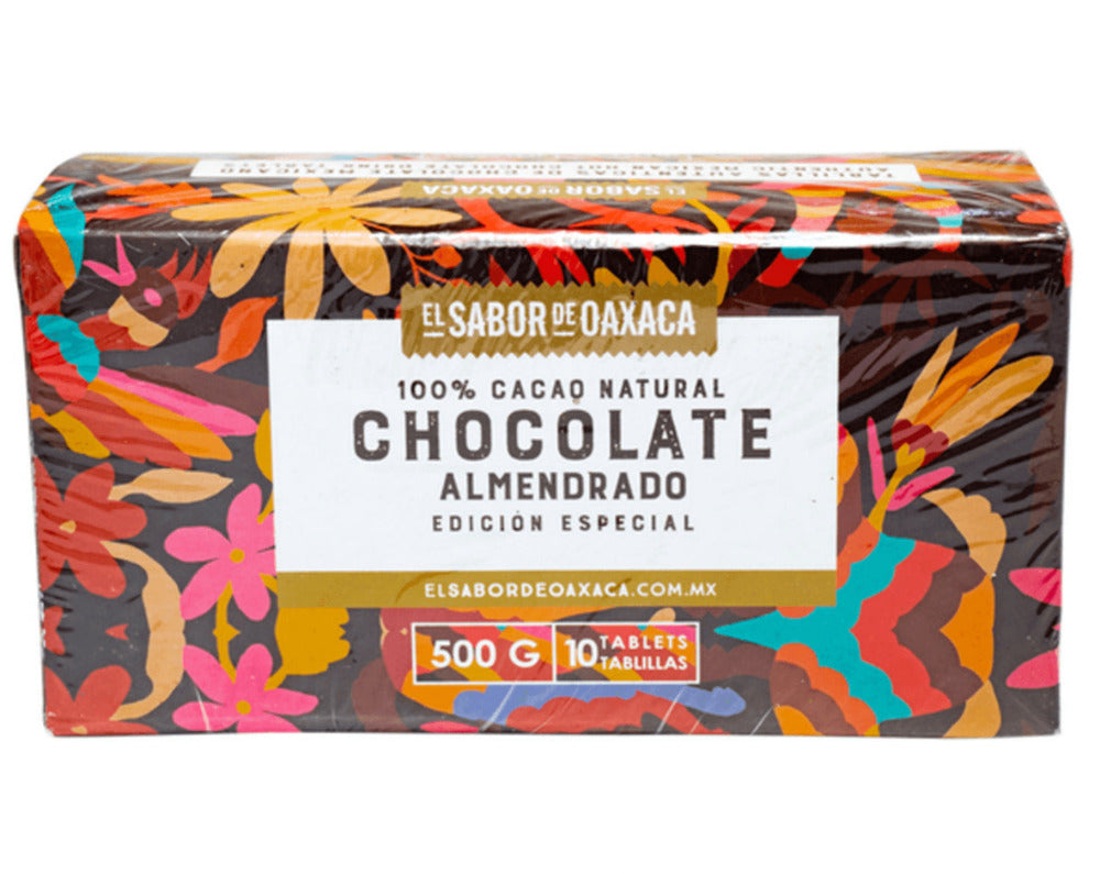 Sabor de Oaxaca Chocolate - Almendrado (almond) - 10 tablets