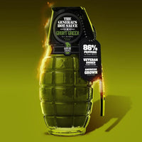 The Generals Hot Sauce Grenade - Grunt Green Cayenne 180ml (6oz) - Chile Mojo