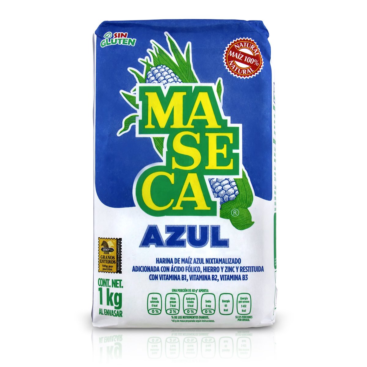 Maseca BLUE Mexican Corn Masa Flour 1kg