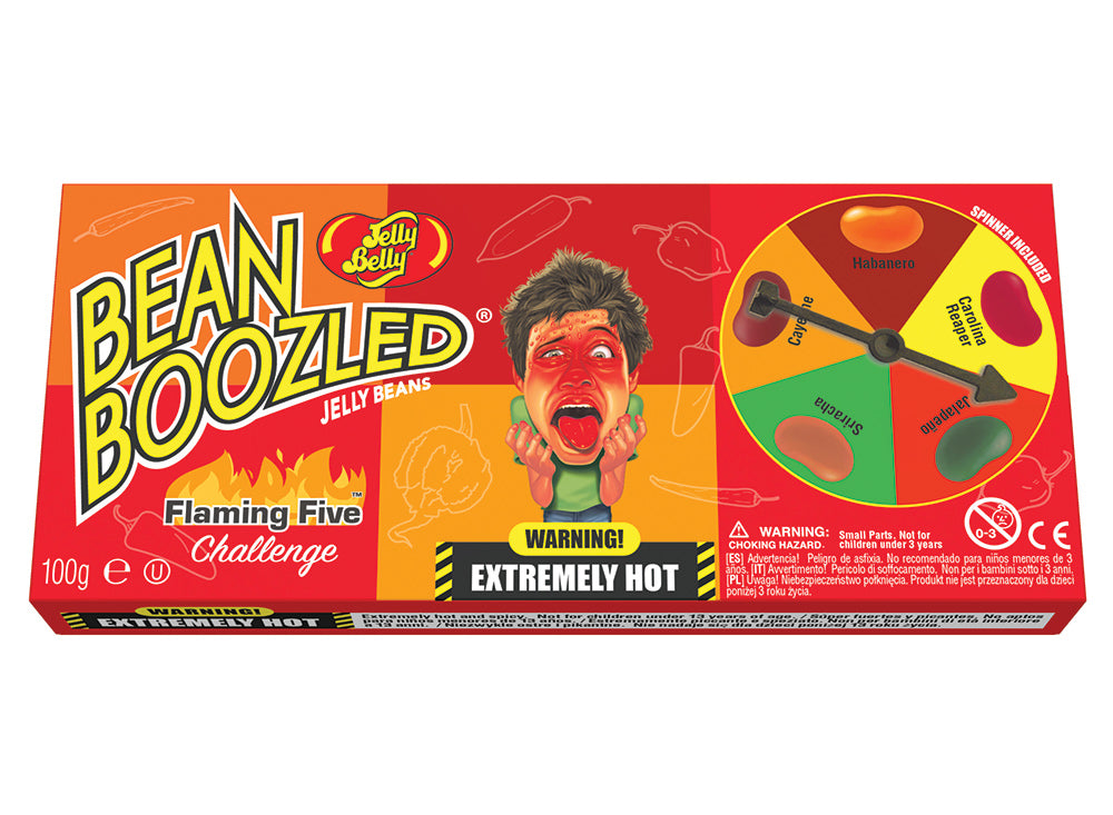 Jelly Belly Bean Boozled Flaming Five Challenge Spinner Box 100g