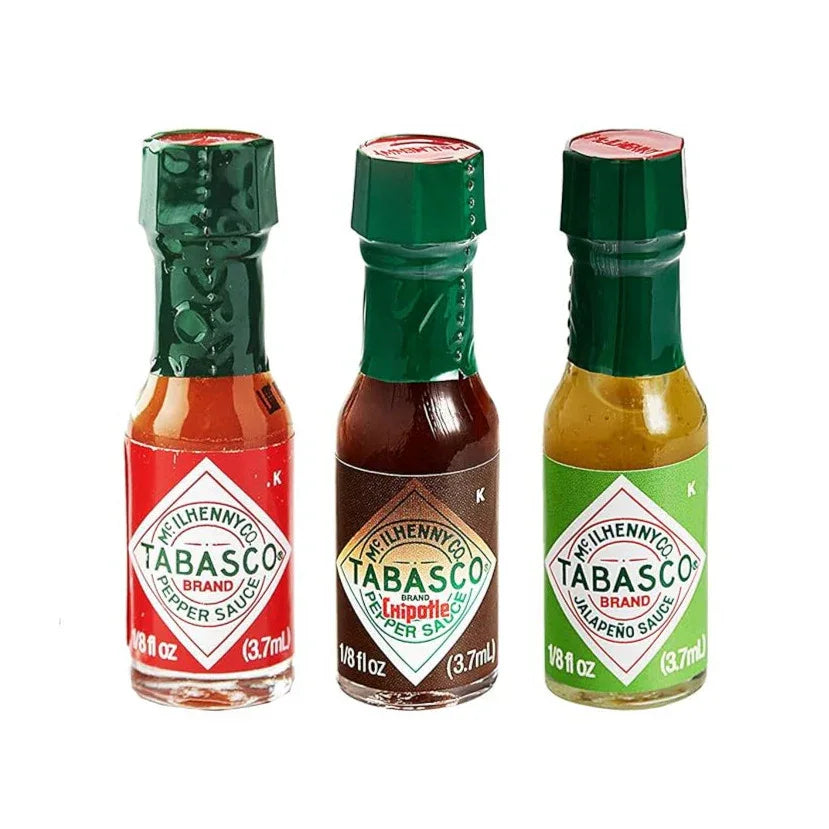 Tabasco minis - set of 3 (original green chipotle) - Chile Mojo