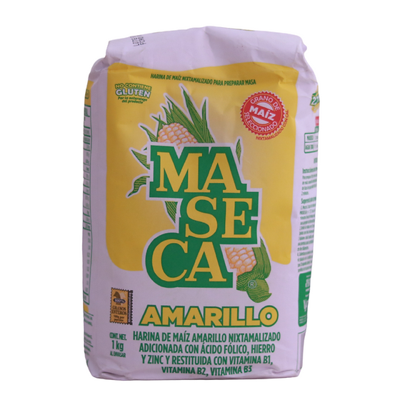 Minsa YELLOW Mexican Corn Masa Flour 1kg