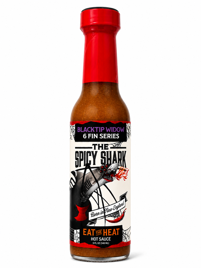 Spicy Shark - Black Tip Widow Hot Sauce 148ml (5oz.)
