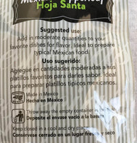 Mexican Pepperleaf (hoja santa) 5gm - Chile Mojo