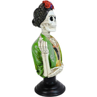 Day of the Dead Hand Painted Frida Kahlo Bust Centrepiece - Chile Mojo