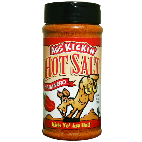 Ass Kickin Hot Salt - Habanero Pepper 14oz (398gm) - Chile Mojo