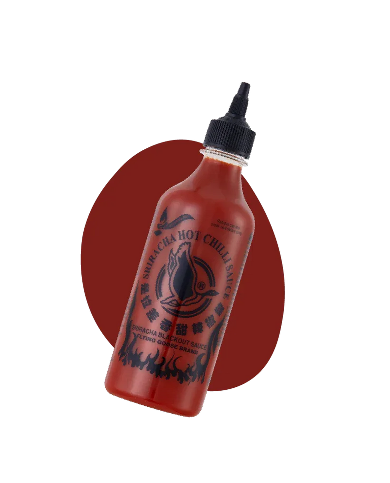 Flying Goose Sriracha Sauce - Black Out Hot 455ml - Chile Mojo