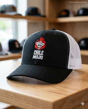 Chile Mojo Trucker Cap Black/White