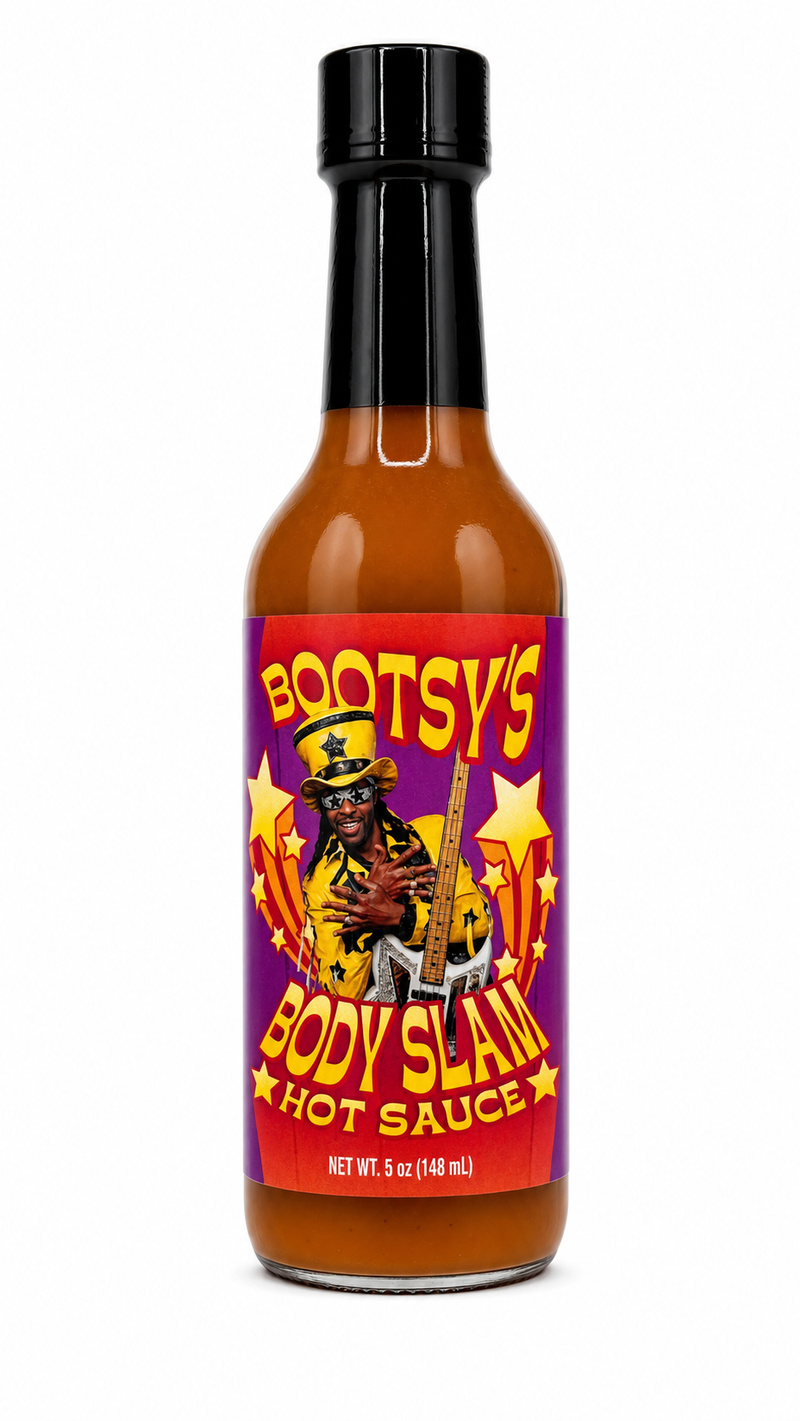 Bootsy's Body Slam Hot Sauce 5oz. (148ml)