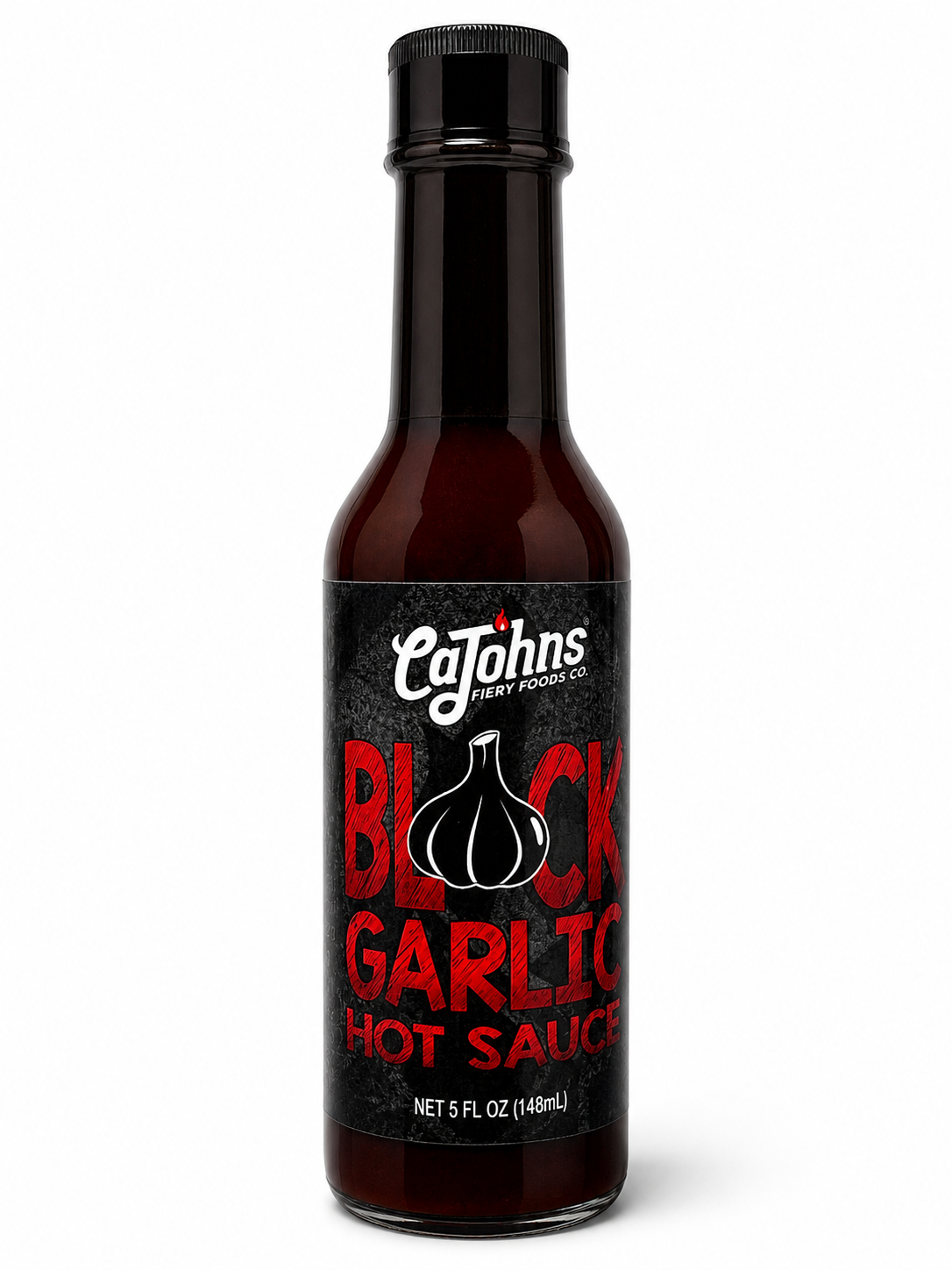 Cajohns Black Garlic Hot Sauce 148ml (5oz)