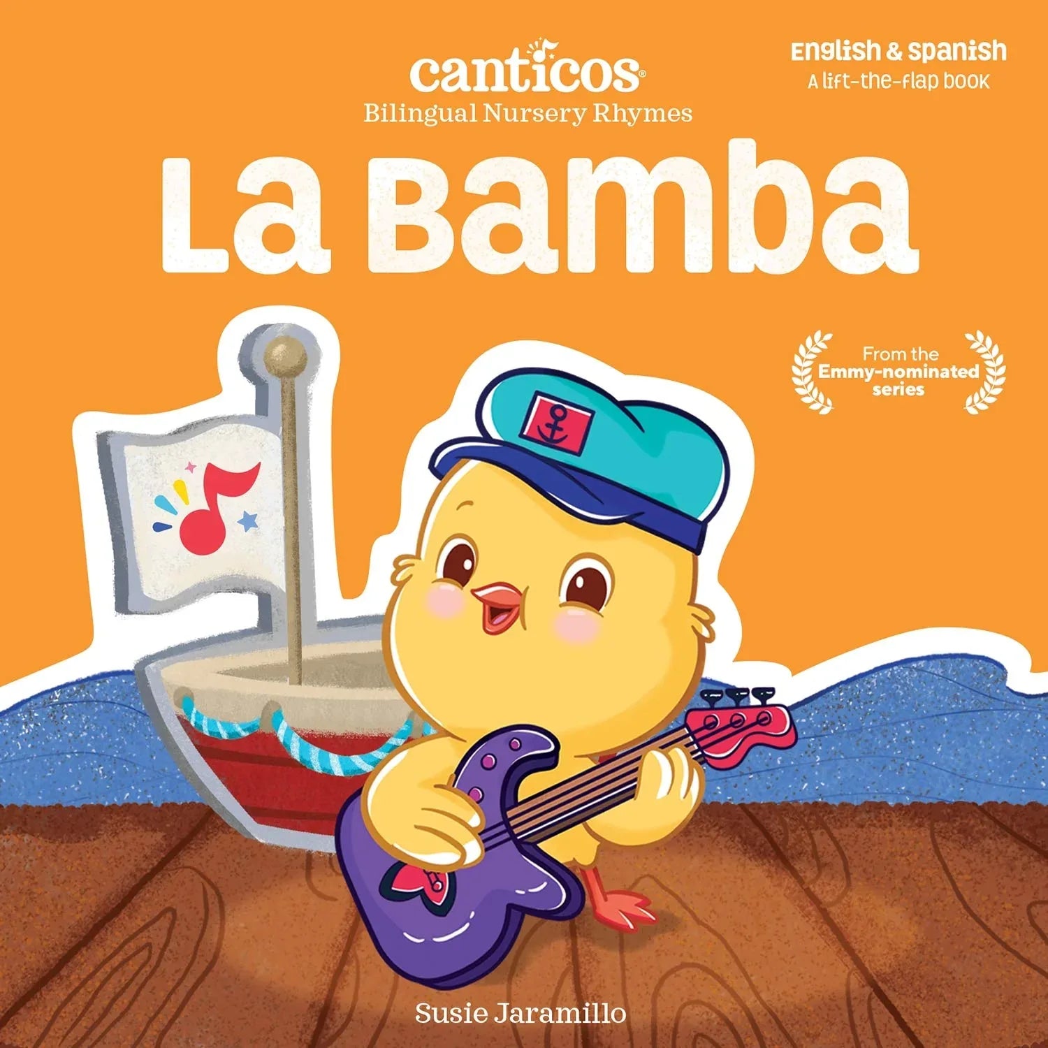 Book - La Bamba Board Book (Canticos Bilingual Nursery Rhymes) - Chile Mojo