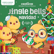 Book - Navidad/Jingle Bells Board Book (Canticos Bilingual Nursery Rhymes) - Chile Mojo