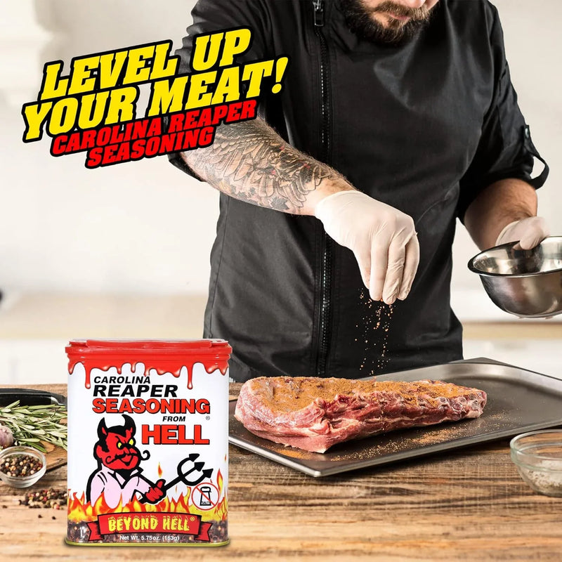 Carolina Reaper Seasoning From Hell (Salt Free) 163gm - Chile Mojo