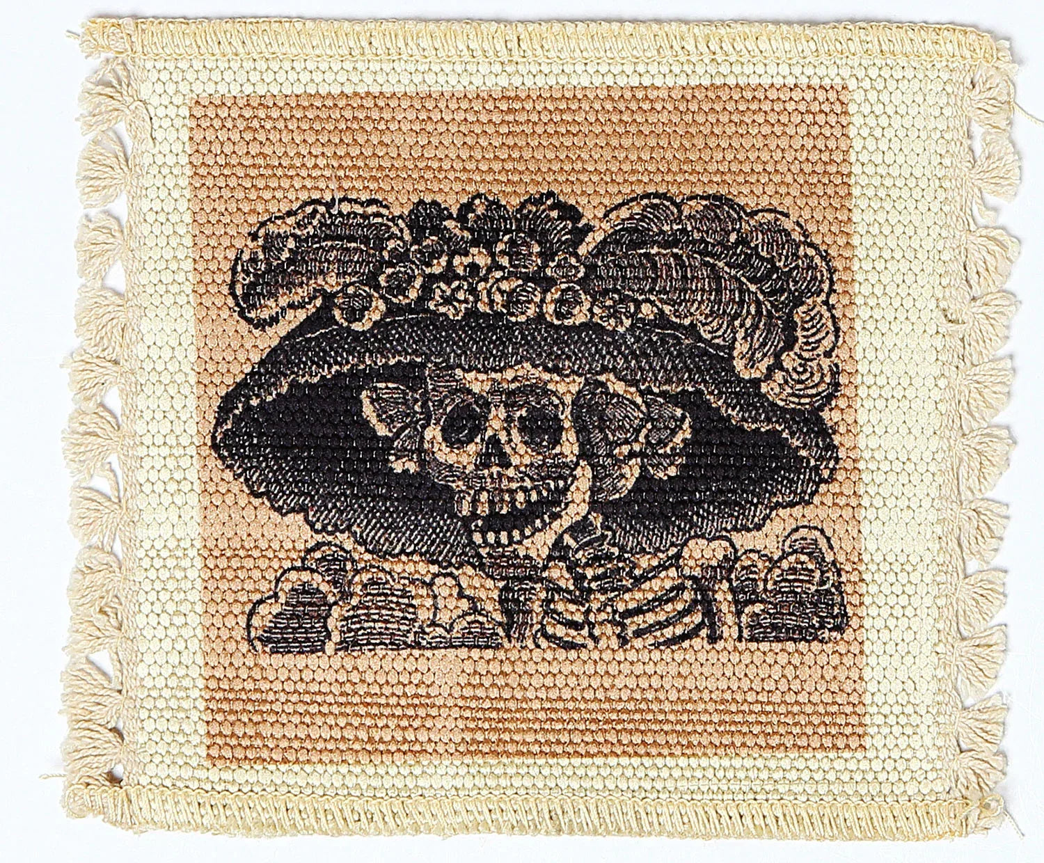 Day of the Dead Digital Print Coaster - Posadas Day of the Dead Catrina - Chile Mojo