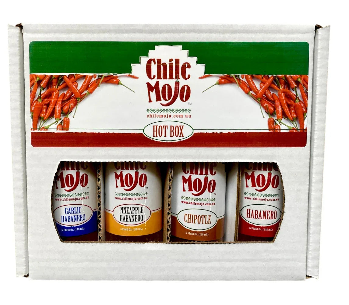 Chile Mojo 4-sauce Hot Box - Chile Mojo