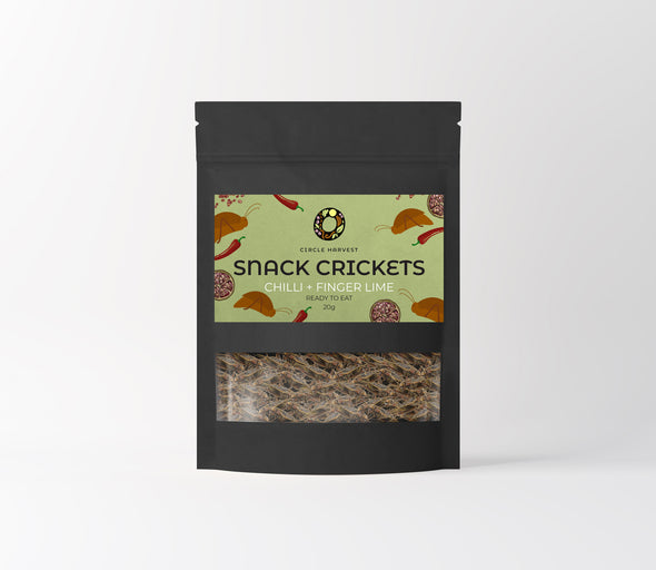 Cricket Snacks - Fingerlime and Chilli 20gm
