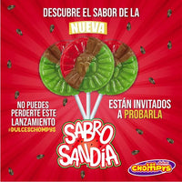 Chompys Sabro Sandia - Spicy Watermelon Lollipop - Chile Mojo