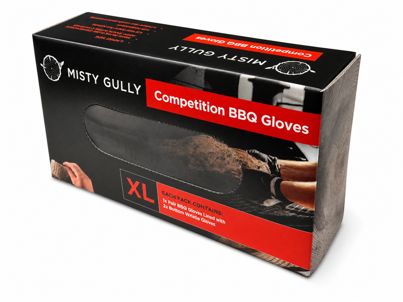 Competition BBQ Gloves XL x 24 with 4 cotton glove liners