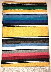 Blanket - Serape Mexican - Cotton - Chile Mojo