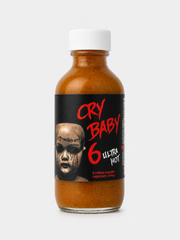 Flavor & Fire Cry Baby 6 Ultra Hot Sauce Mini 2oz. (68ml)